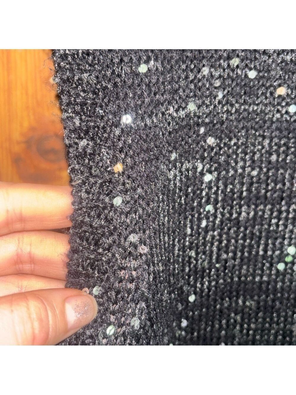 VERO MODA Holiday Sparkly Shimmer Going Out Sleeveless Top Size M/L With Stretch - Picture 11 of 13